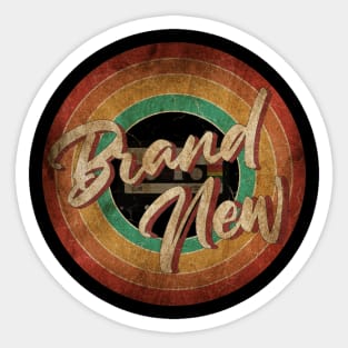 Brand New Vintage Circle Art Sticker